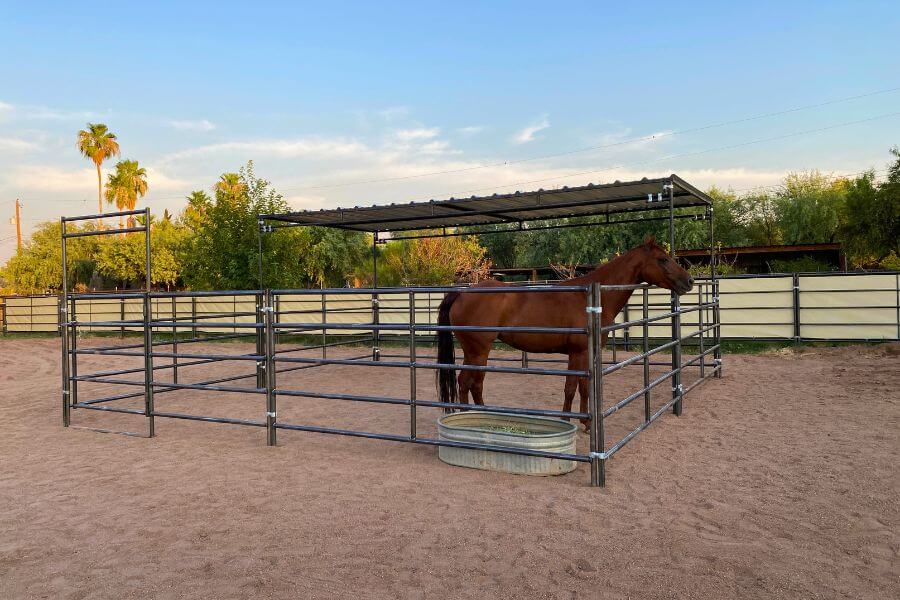 How to Install Horse Stalls With Shade