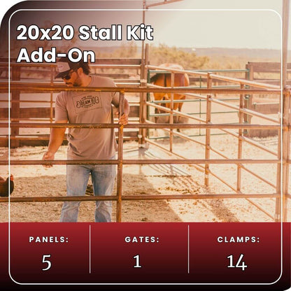 20x20 Stall Kit (ADD ON)