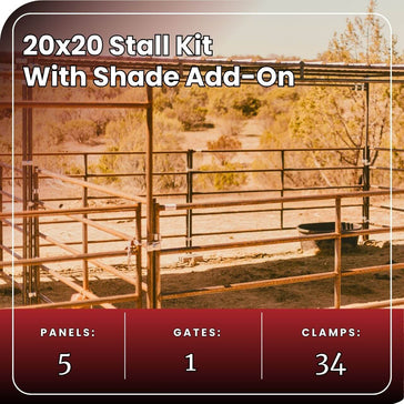 20x20 Stall Kit (ADD ON) + 10x20 Shade