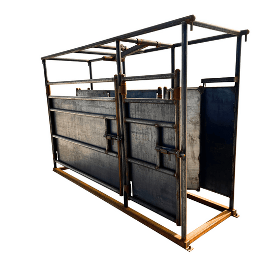 cattle squeeze chute equipment industrial metal