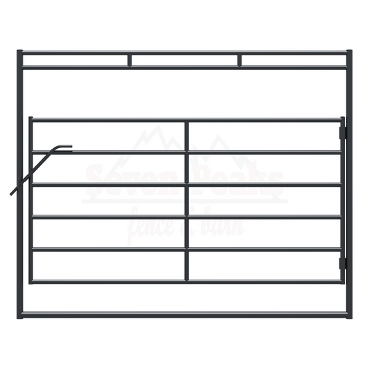 metal corral gate with latch