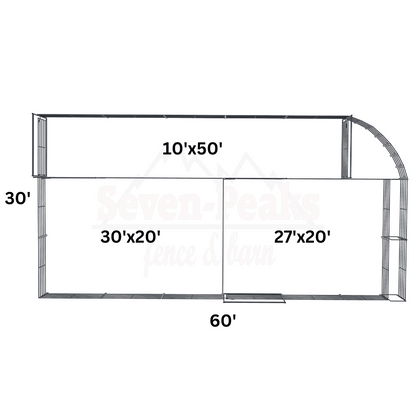 layout dimensions 10x50 30x20 27x20 30x60 structure design