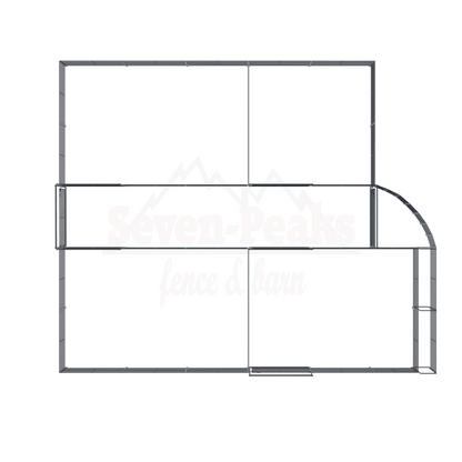 metal livestock corral layout