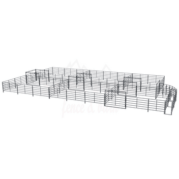 cattle-handling-corrals-steel-metal-fencing-setup