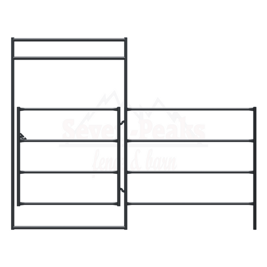 metal corral panels with gate