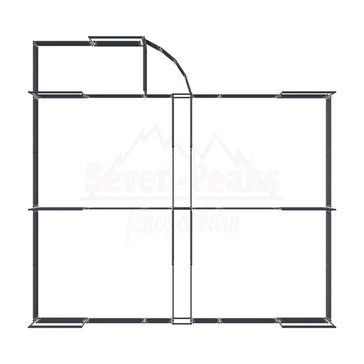 pipe fence system diagram