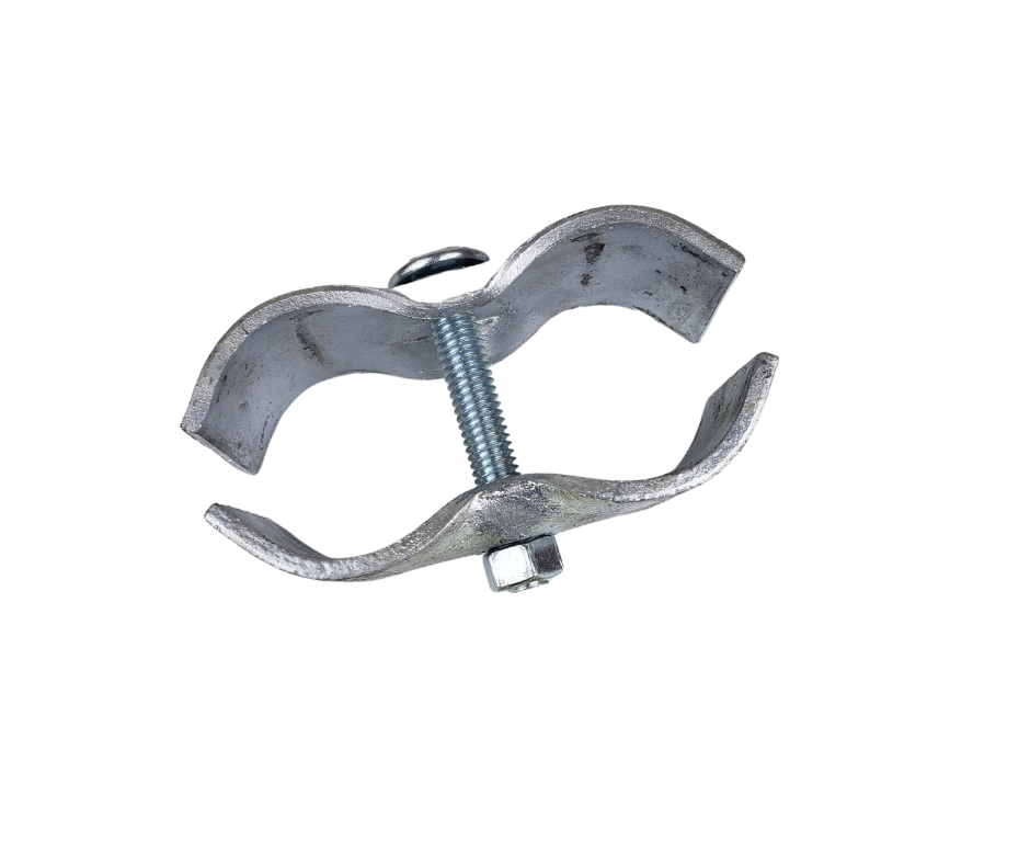 metal pipe clamp with bolt