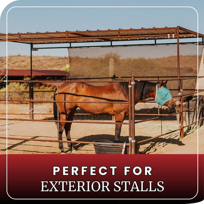 Exterior horse stalls