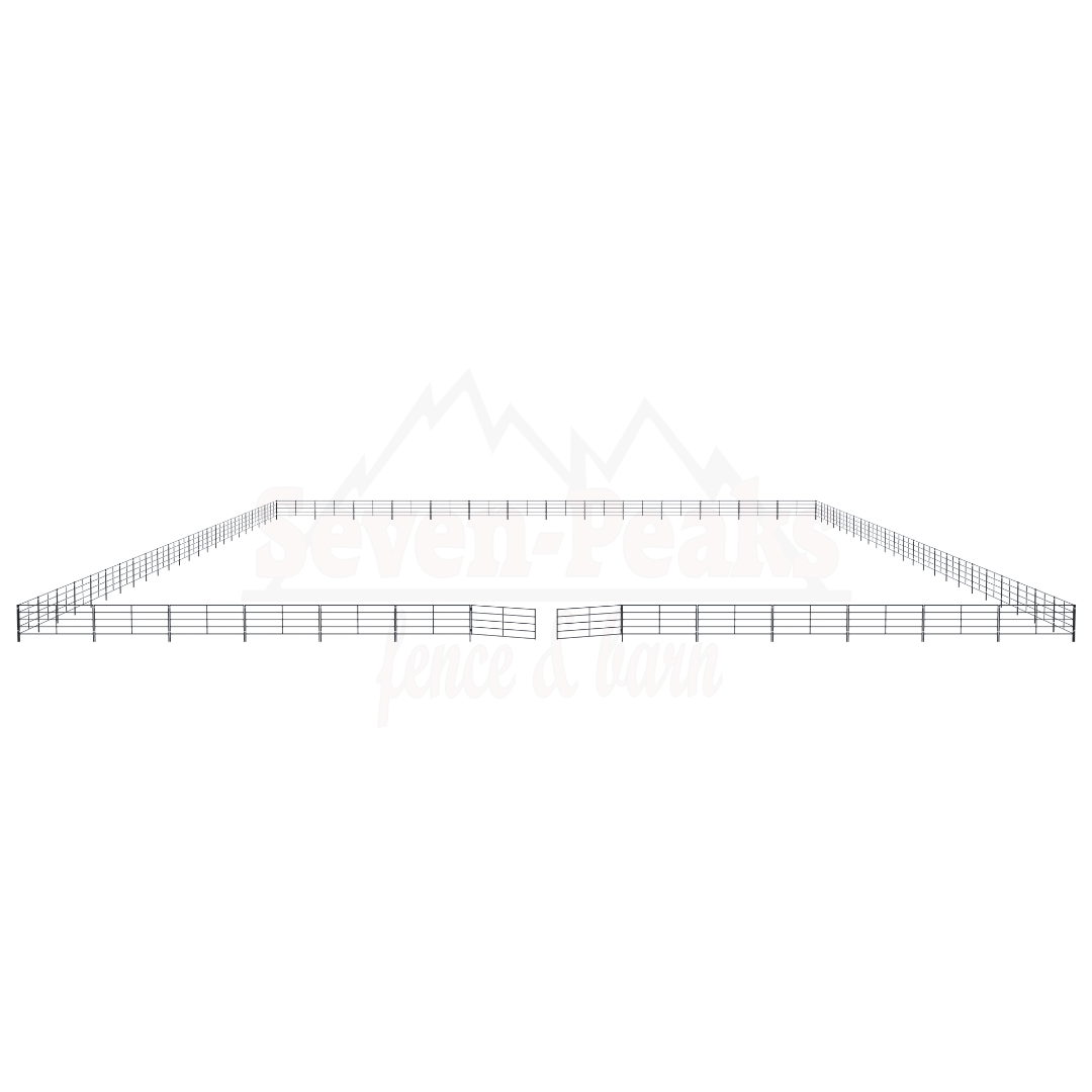 metal livestock fencing enclosure pasture