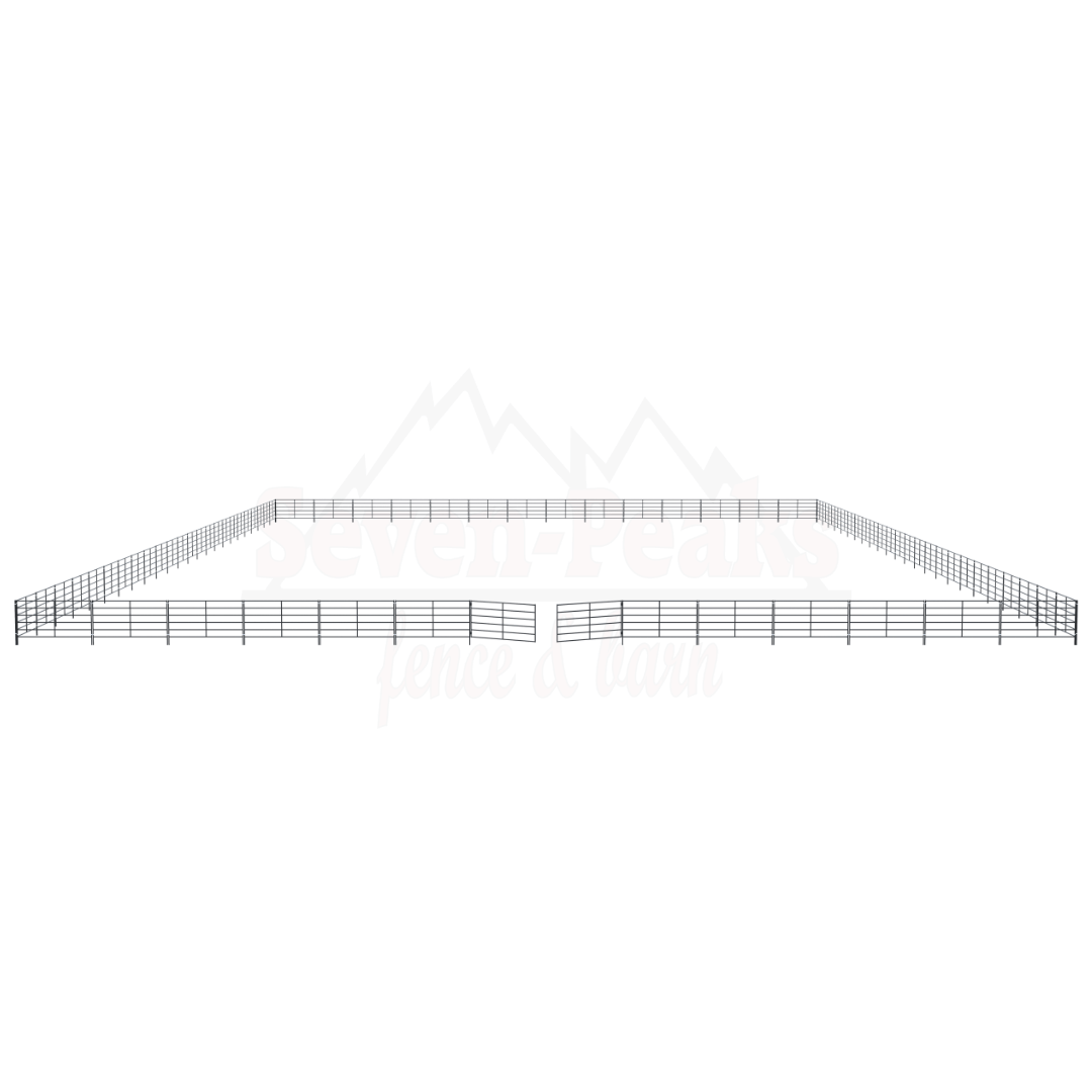 steel corral fence enclosure