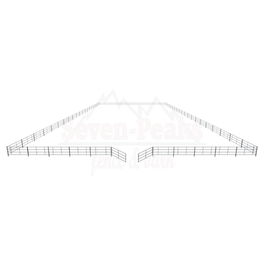 horse corral fencing diagram