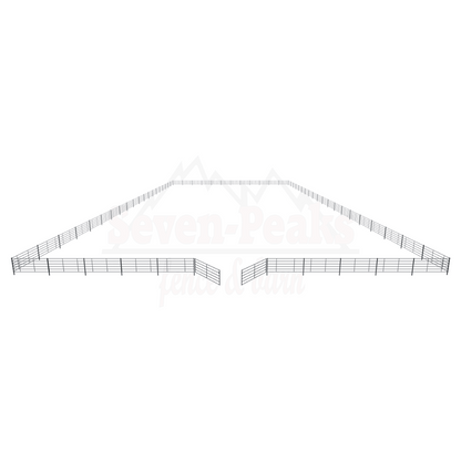 metal fencing layout design