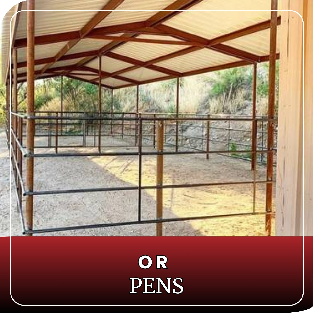 Continuous fence 4-rail panels