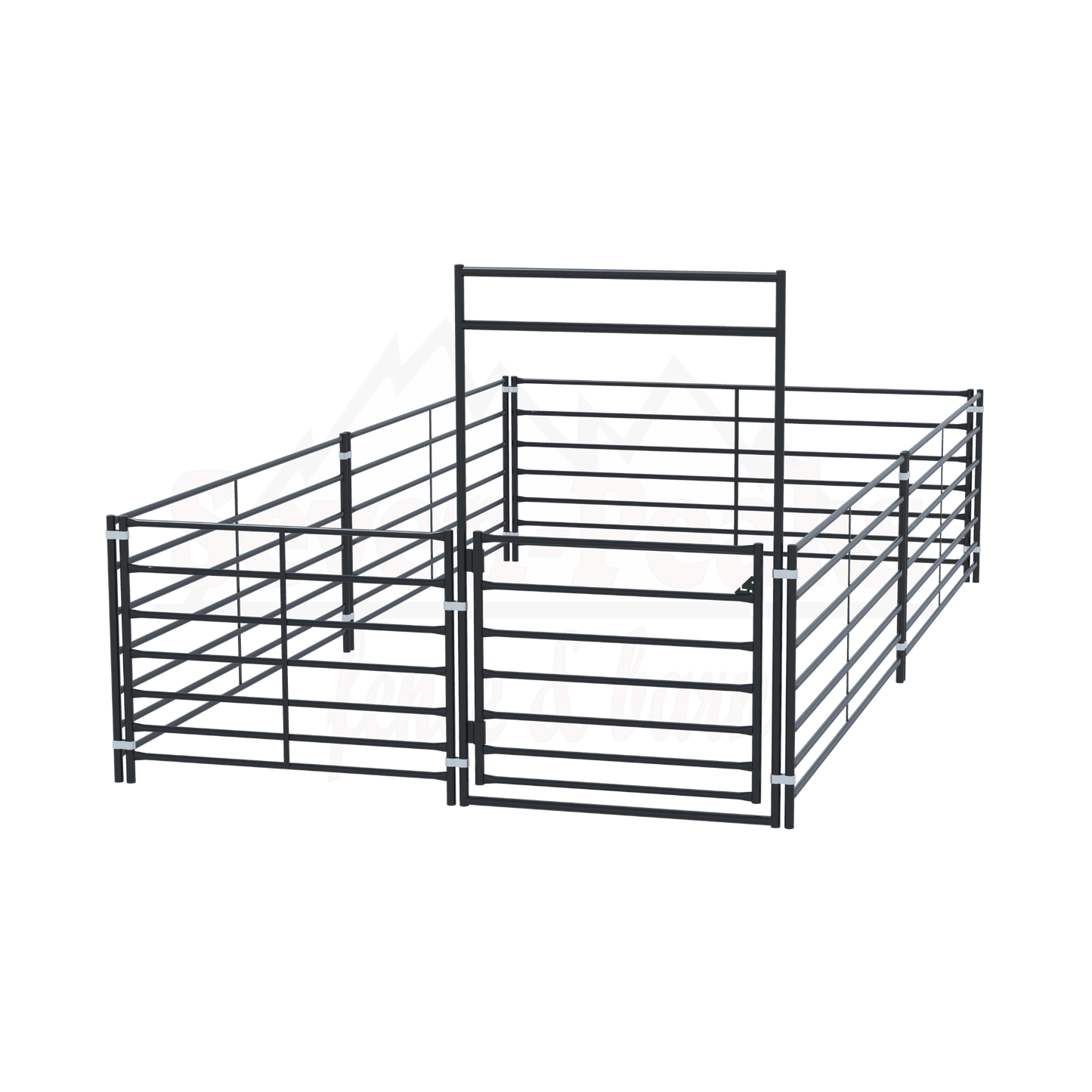 modular animal pen fencing system