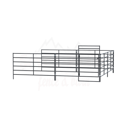 Seven Peaks Fence Barn Logo with Metal Panels