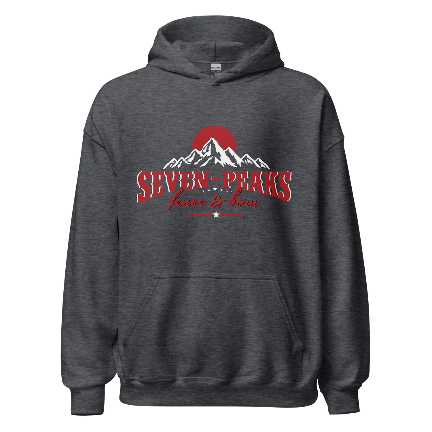 Unisex heavy blend hoodie in dark heather