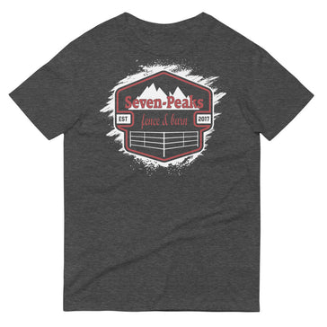 "Seven Peaks Fence Barn T-shirt Graphic Design"